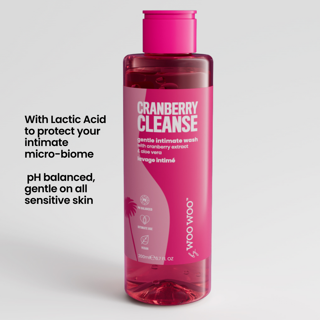 WooWoo Cranberry Cleanse! pH-Balanced Body Wash
