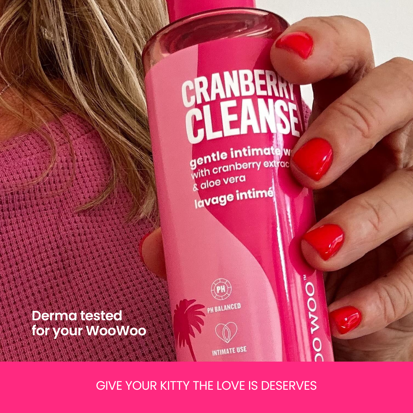WooWoo Cranberry Cleanse! pH-Balanced Body Wash