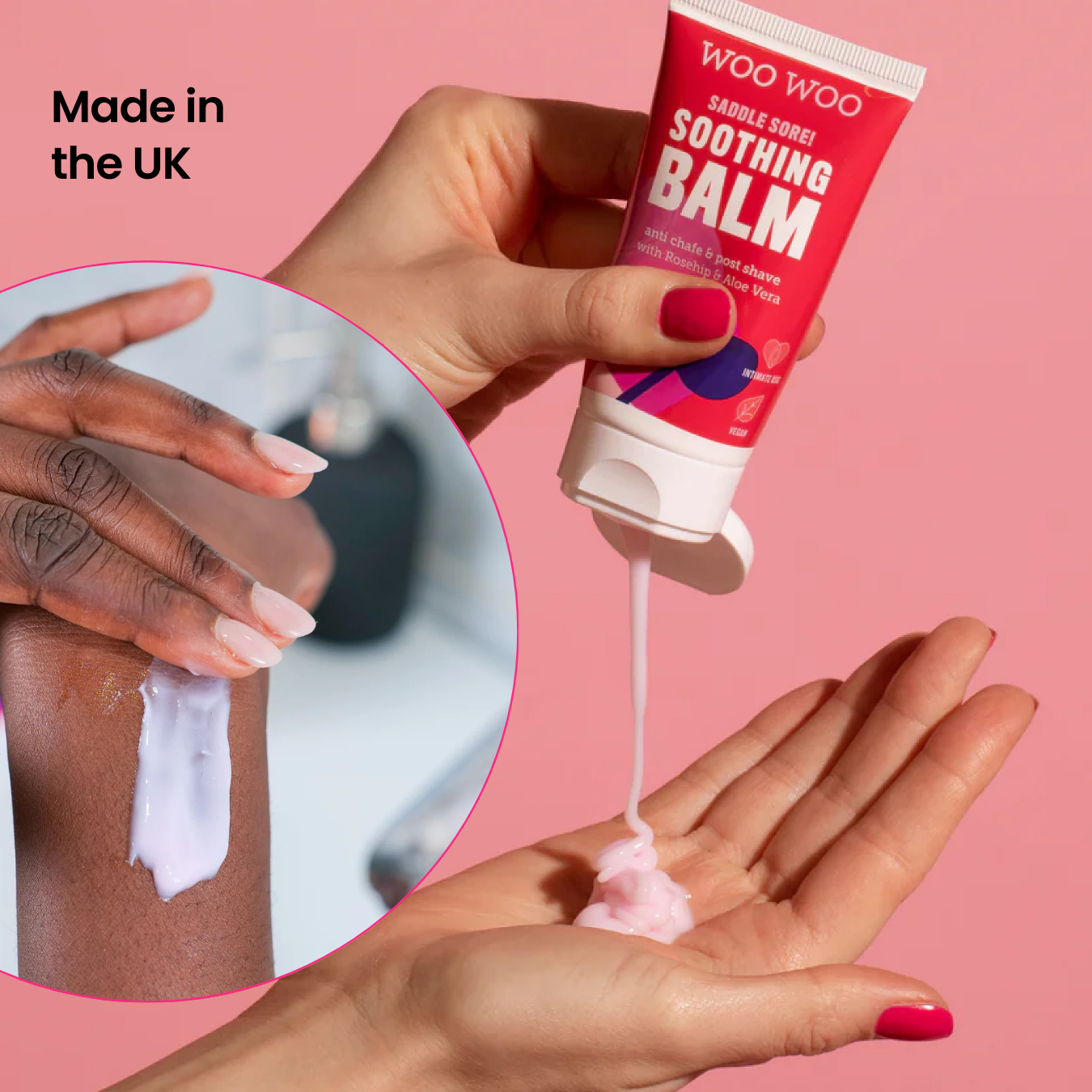 WooWoo Saddle Sore! Soothing Balm with Rosehip & Aloe Vera