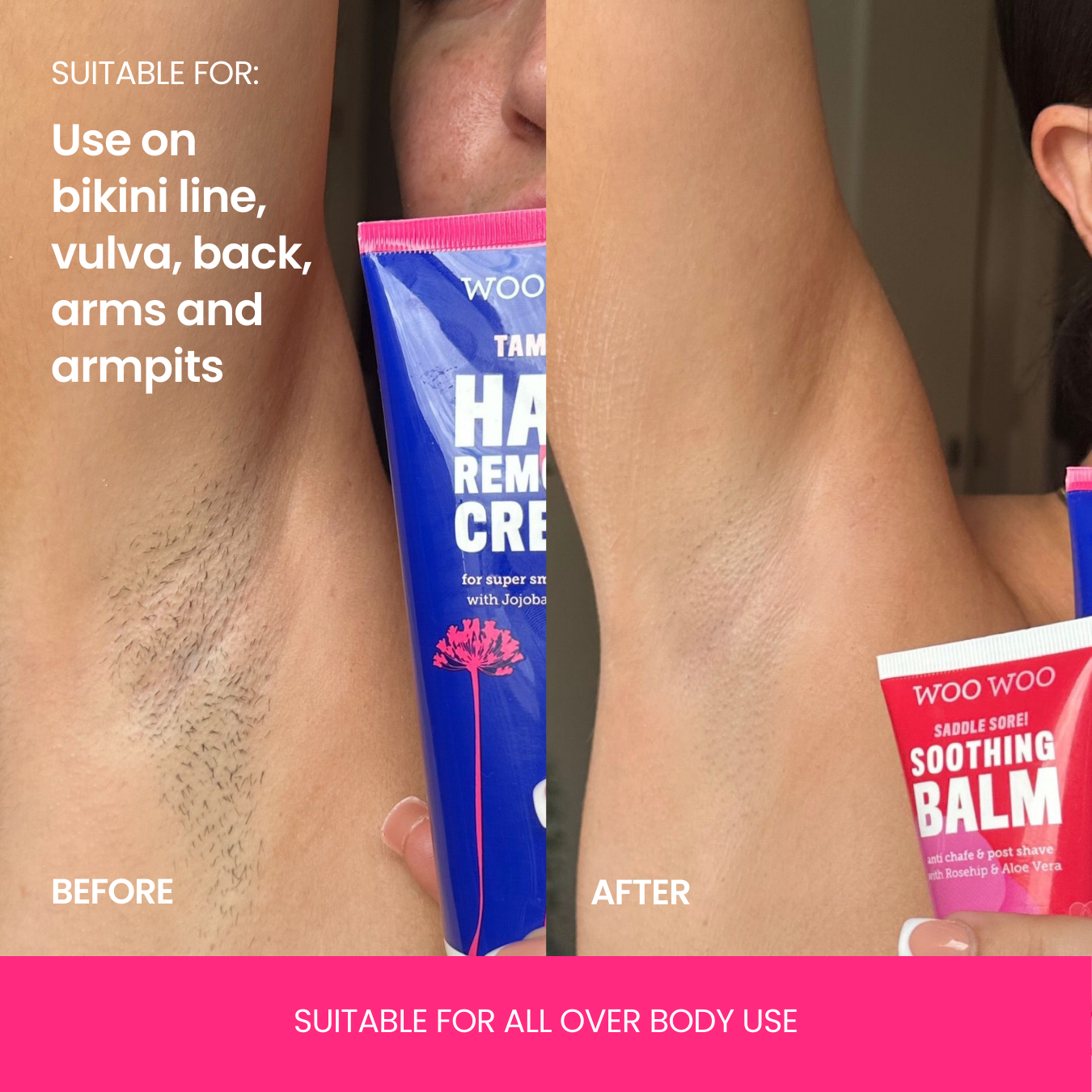 WooWoo Tame It! Vegan In-Shower Hair Removal Cream