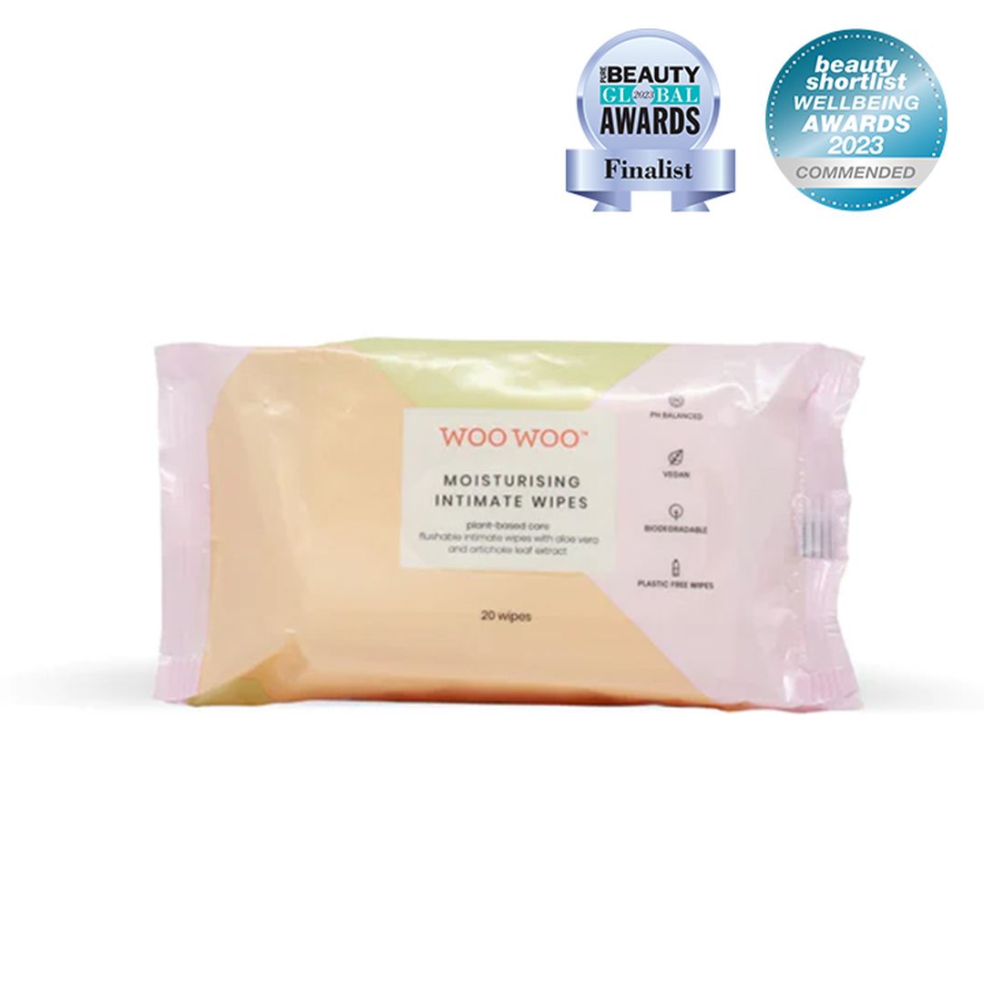 Moisturising Natural Intimate Wipes