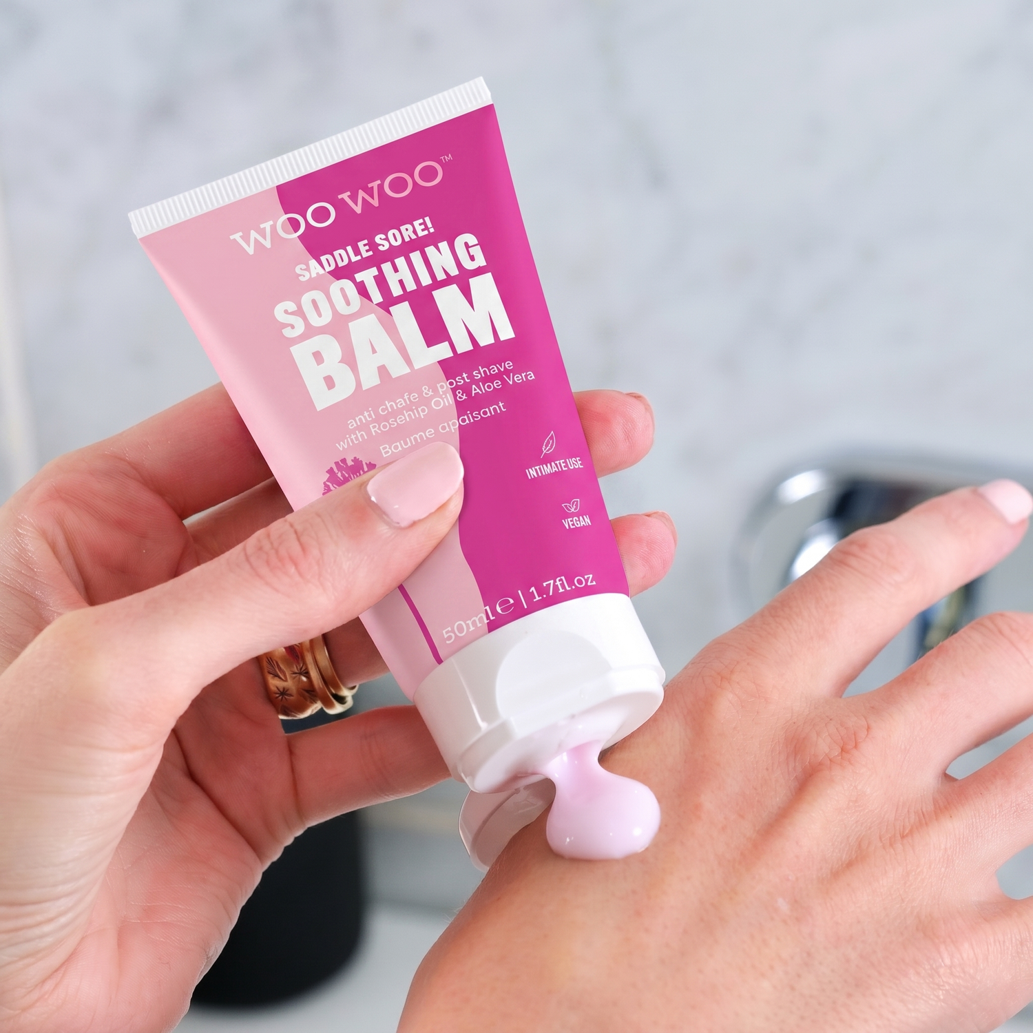 WooWoo Saddle Sore! Soothing Balm with Rosehip &amp; Aloe Vera
